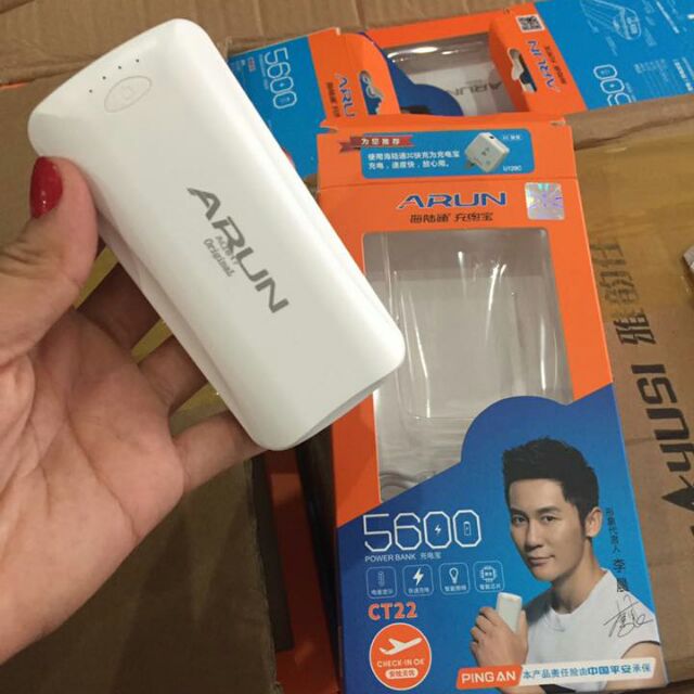 Pin dự phòng arun 5600 mah