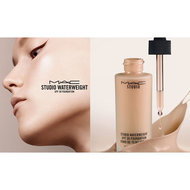 [ Thanh Lý ] MAC- Kem nền- Studio Waterweight Foundation SPF 30- 30ml