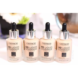 Kem nền CATRICE HD LIQUID COVERAG  FOUNDATION 24Hrs