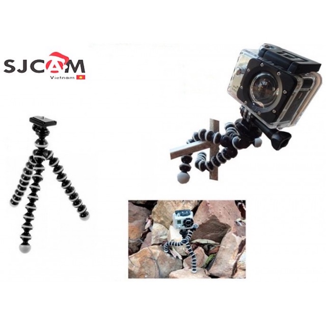 Giá đỡ ba chân linh hoạt kiểu bạch tuộc tiện dụng cho điện thoại/máy ảnh