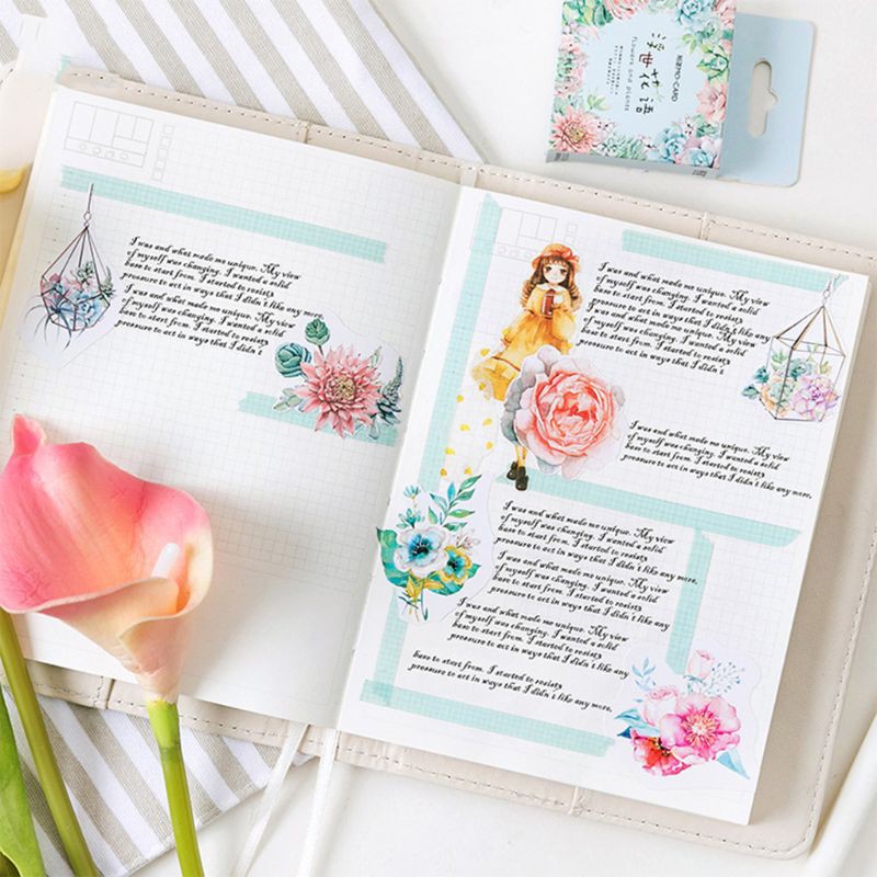 Hộp 46 Miếng Dán Trang Trí Nhật Bản