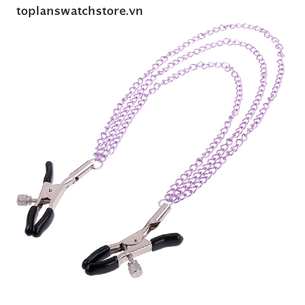 Kẹp Mũi Dây Xích Kim Loại Kích Thích Nâng Ngực Dòng Master Fetish VN