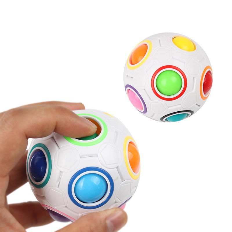 Rubik Spinner Quả Bóng Tròn Siêu Biến Thể Rubik Rainbow Ball Magic Ball YJ YongJun Siêu Xịn Rubik bóng