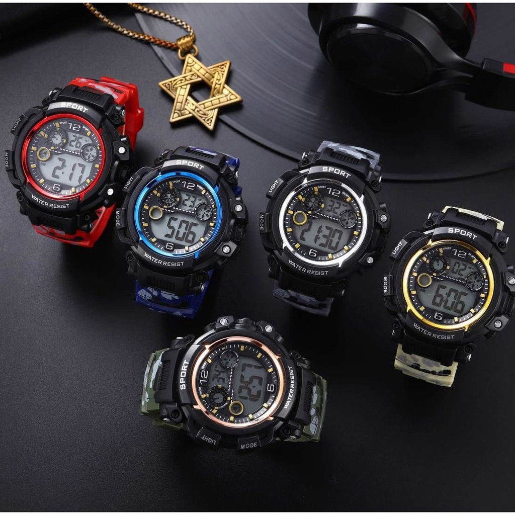 Đồng hồ điện tử nam thể thao S612 mẫu mới cực đẹp, chống nước tốt | BigBuy360 - bigbuy360.vn