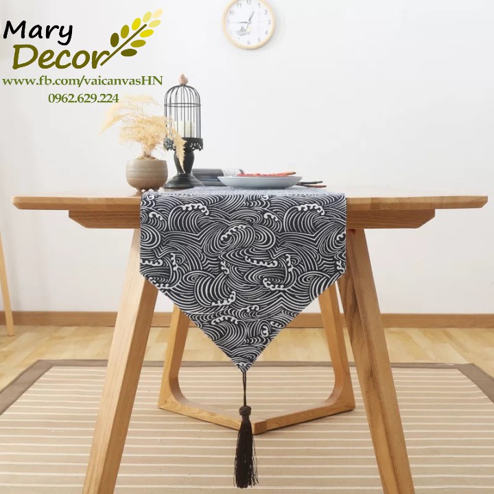 KHĂN RUNNER MARY DECOR - SÓNG XOẮN KR-G06