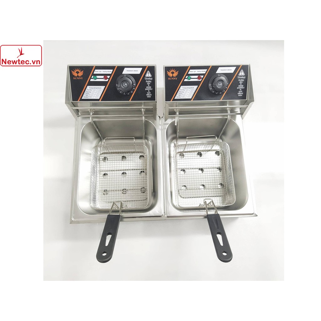 [Chính hãng] Bếp chiên, Bếp nhúng điện, Bếp chiên nhúng điện, Bếp chiên gà rán [Điện đơn] Sunny SN-01A 4l có quai cầm