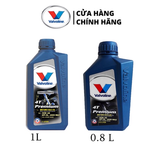 Nhớt Động Cơ Valvoline Champ 4T Premium API SL, JASO 20W-40/ MA2 dành cho Xe Máy số