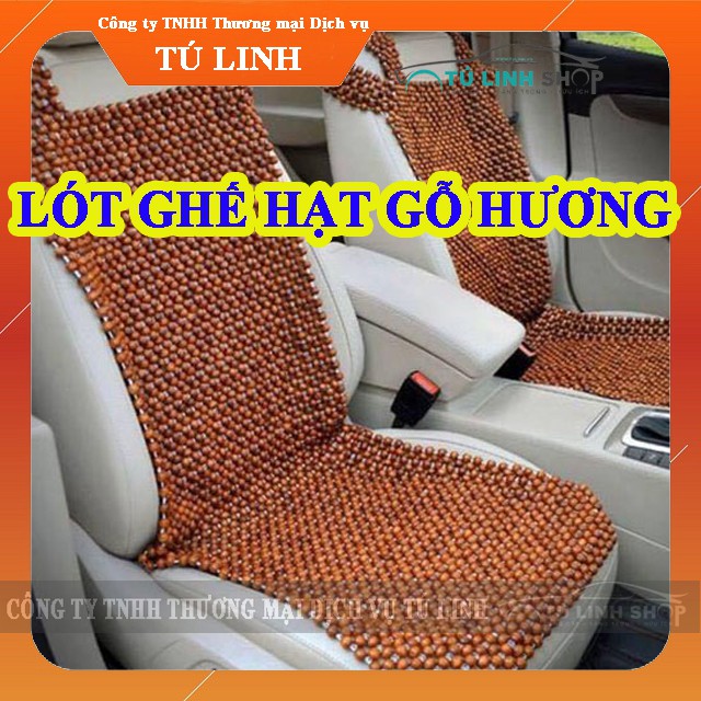 Lót ghế hạt gỗ hương, phun PU bóng đẹp cho ô tô và ghế văn phòng