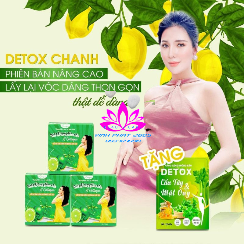 Uống Là Giảm Detox Chanh Giảm Cân N Collagen - Detox N Collagen - Trần Thị Bích Ngân
