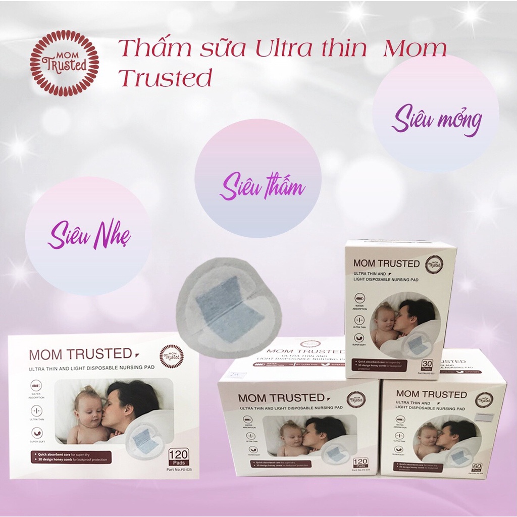 Thấm sữa siêu mỏng 3D ultra thin Mom Trusted