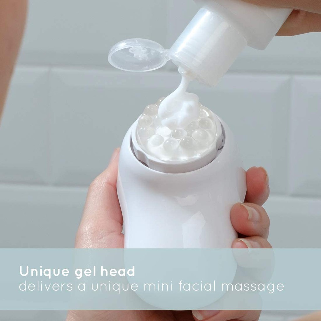 Máy massage rửa mặt cao cấp công nghệ siêu âm 3D phân tích da và kết nối app điện thoại HoMedics FAC-700