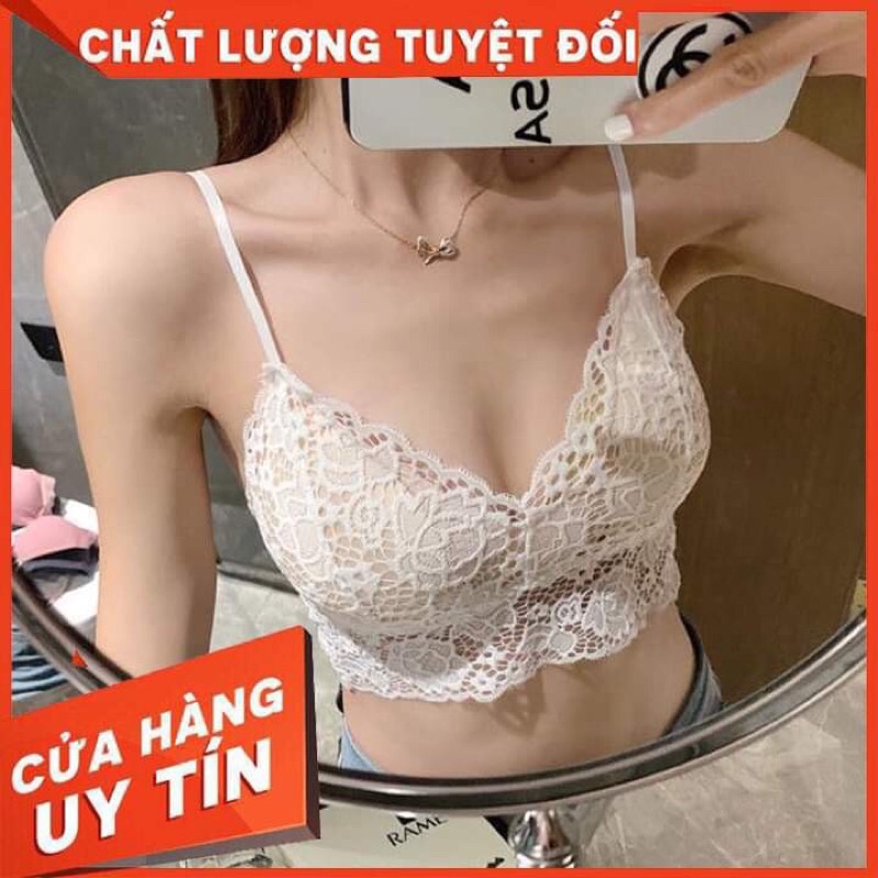Áo Ren Siêu Xinh Xắn Với Các Màu Đơn Giản Dễ Sử Dụng - Mút Nhẹ Nhàng Nâng Ngực - Giặt Máy Thoải Mái - Feesize Dễ Mặc !!!
