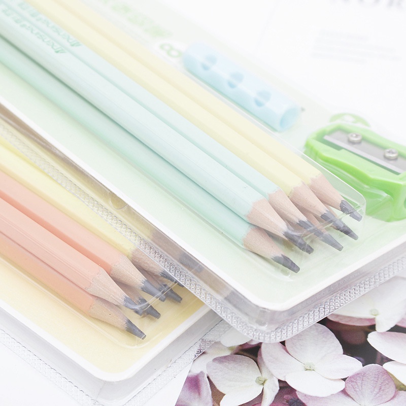Bộ Bút chì 10 chi tiết HB Pensing học sinh văn phòng phẩm - A54
