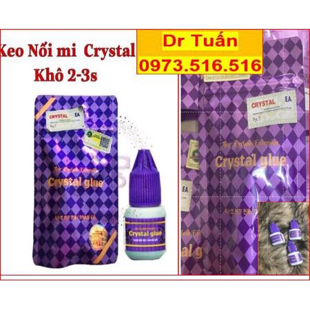 keo nối mi crytal glue chính hãng _keo tím - dụng cụ nối mi_mr Tuấn | BigBuy360 - bigbuy360.vn