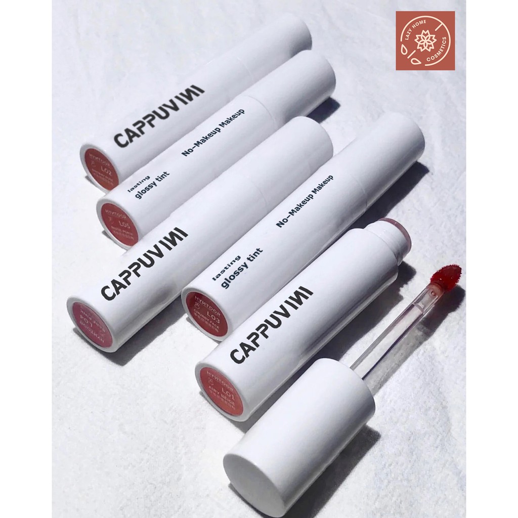 Son Tint Bóng Màu MLBB Tự Nhiên CAPPUVINI Lasting Glossy Tint No-Makeup Makeup | BigBuy360 - bigbuy360.vn