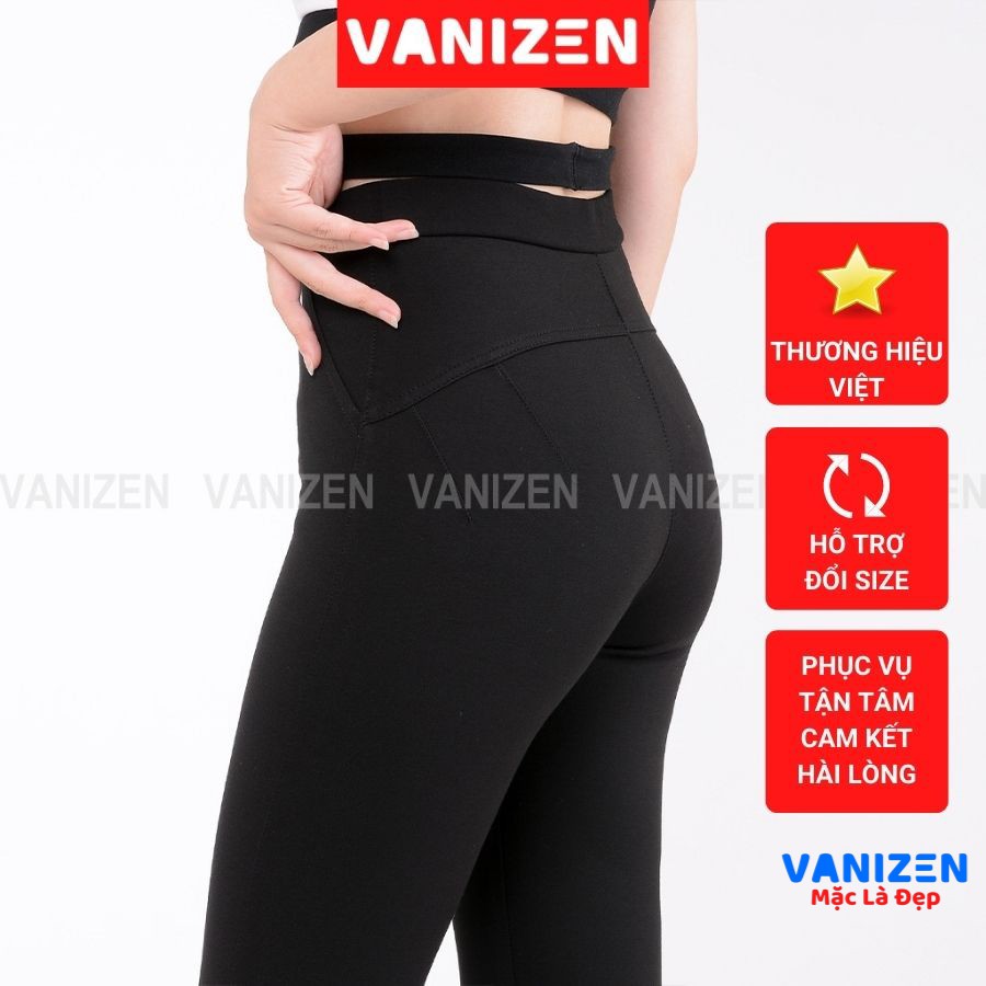 Quần legging nâng mông nữ đẹp lưng cao cạp cao hàng hiệu cao cấp mã 060 VANIZEN