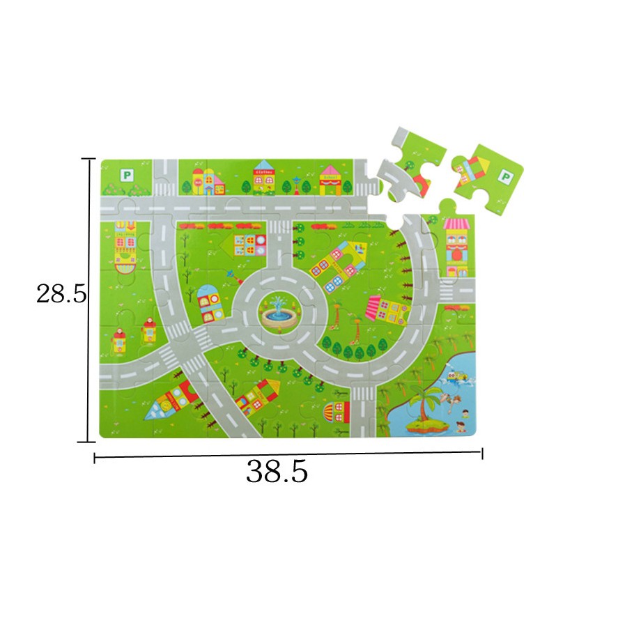 Bộ Lắp Ghép Gỗ Mô Hình Trường Học 190CT