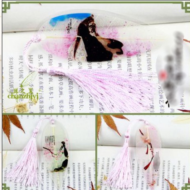 Bookmark gân lá hình hoa bỉ ngạn vong xuyên bookmark cổ trang kẹp sách đánh dấu trang