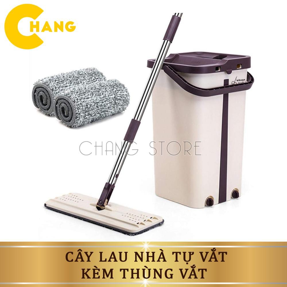 Bộ Lau Nhà Tự Vắt Thông Minh Kèm Theo Thùng