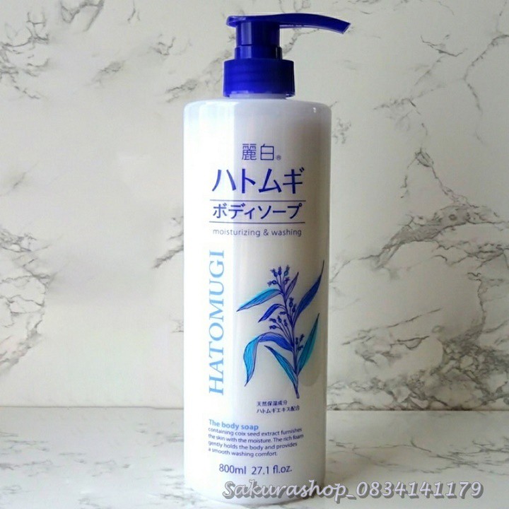Sữa tắm Hatomugi Nhật Bản 800ml
