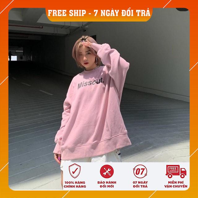 ÁO SWEATER form rộng MissOut unisex nam nữ siêu chất