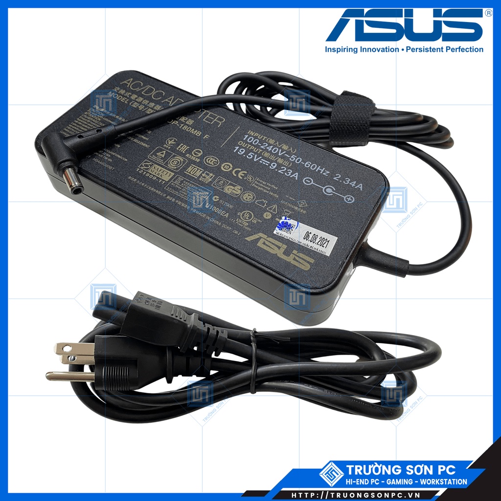 Sạc Laptop ASUS TUF Gaming 180W +20V-9A 19.5V-9.23A FX505 FX516P FX516PE FX86F FX505G Sạc Chân Kim | Sạc Zin Cao Cấp