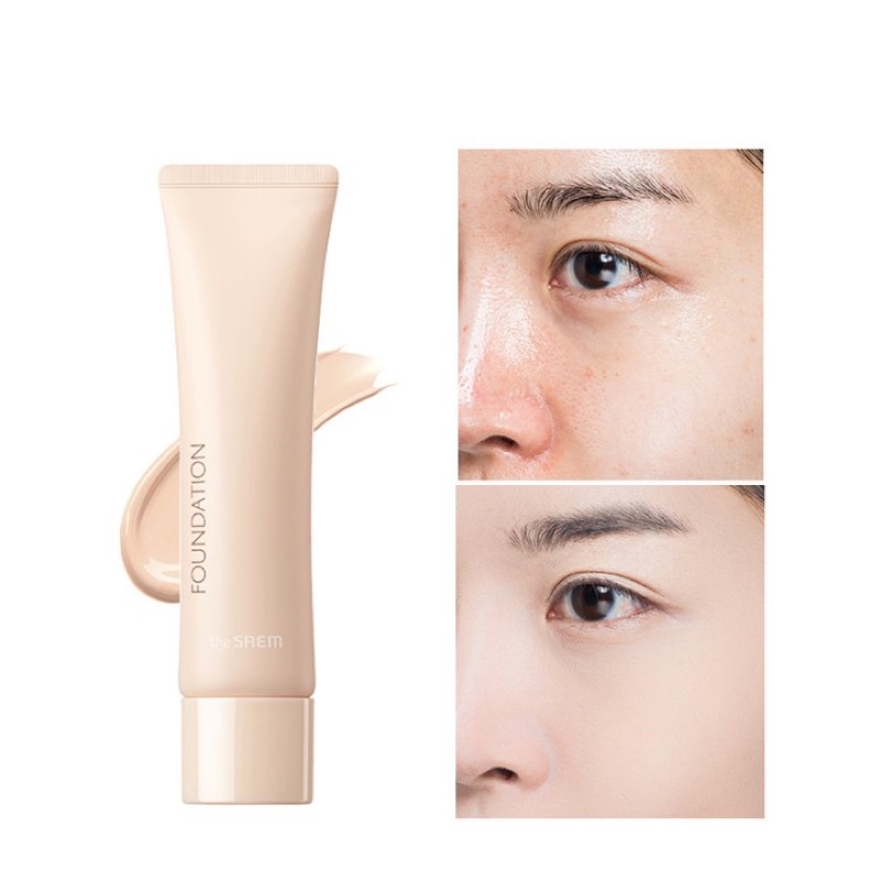 Kem Nền mỏng nhẹ The SAEM Saemmul Airy Cotton Foundation SPF30/PA++ 30g