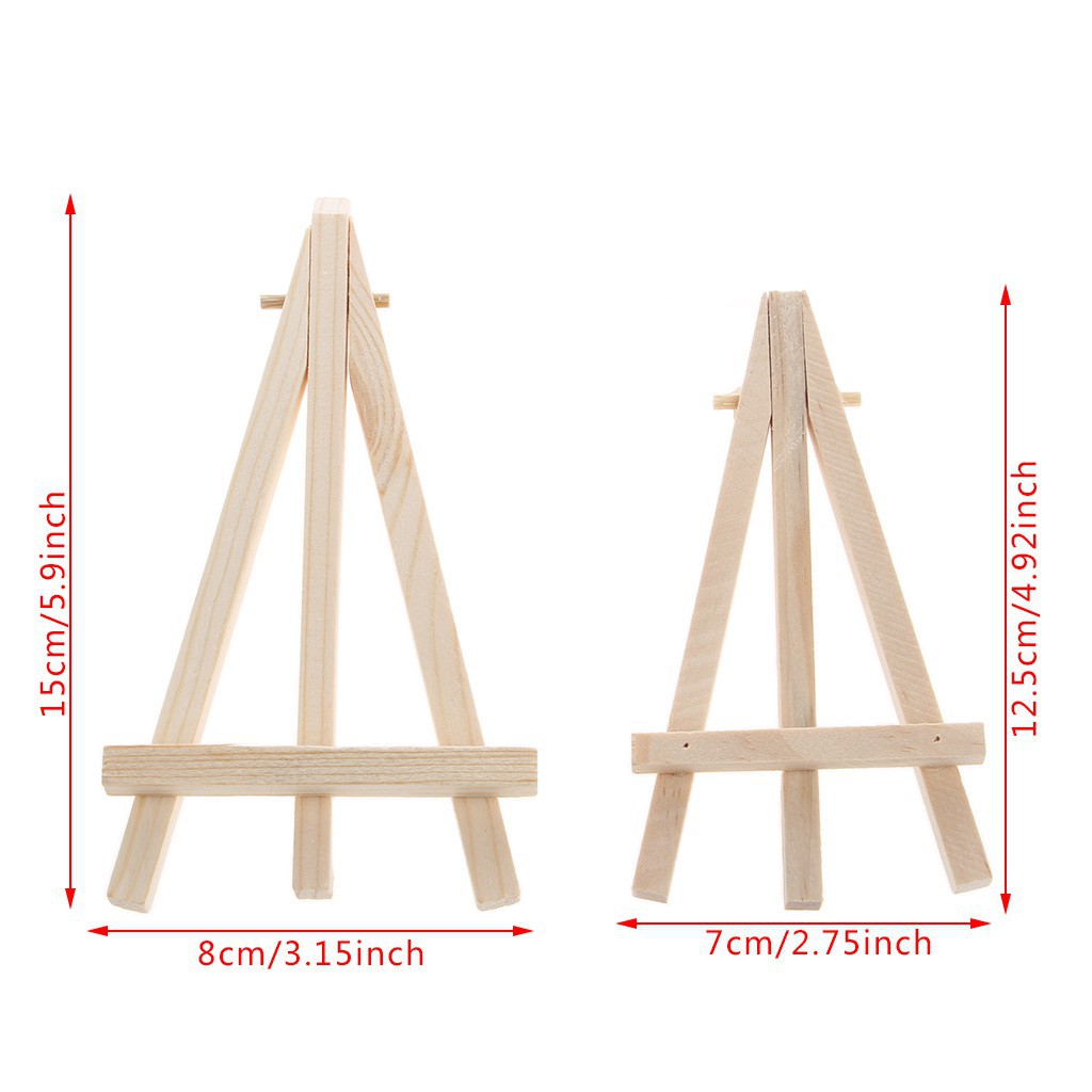 10 giá vẽ nhỏ 3 chân bằng gỗ tiện dụng