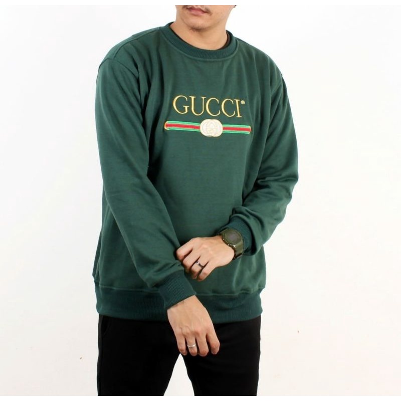 Áo sweater gucci Cổ Thuyền Thiết Kế Trẻ Trung Cá Tính Cho Nam