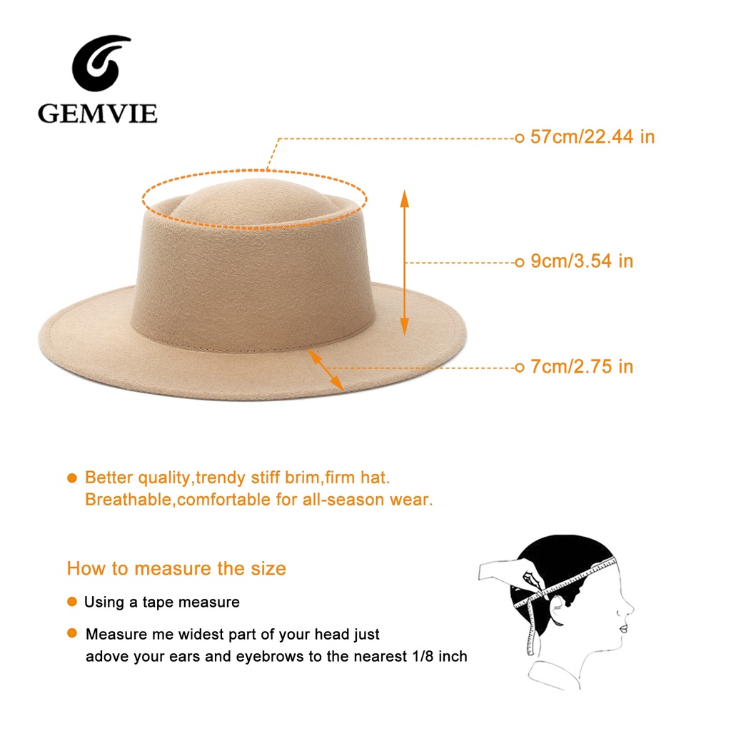 Mũ Rộng Vành Phong Cách Vintage Có 9 Màu Lựa Chọn