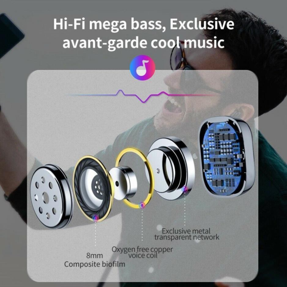 Tai nghe Bluetooth Baseus Encok Wireless Earphone A03 Bluetooth V5.0 khả năng chống ồn, dock sạc 200mAh