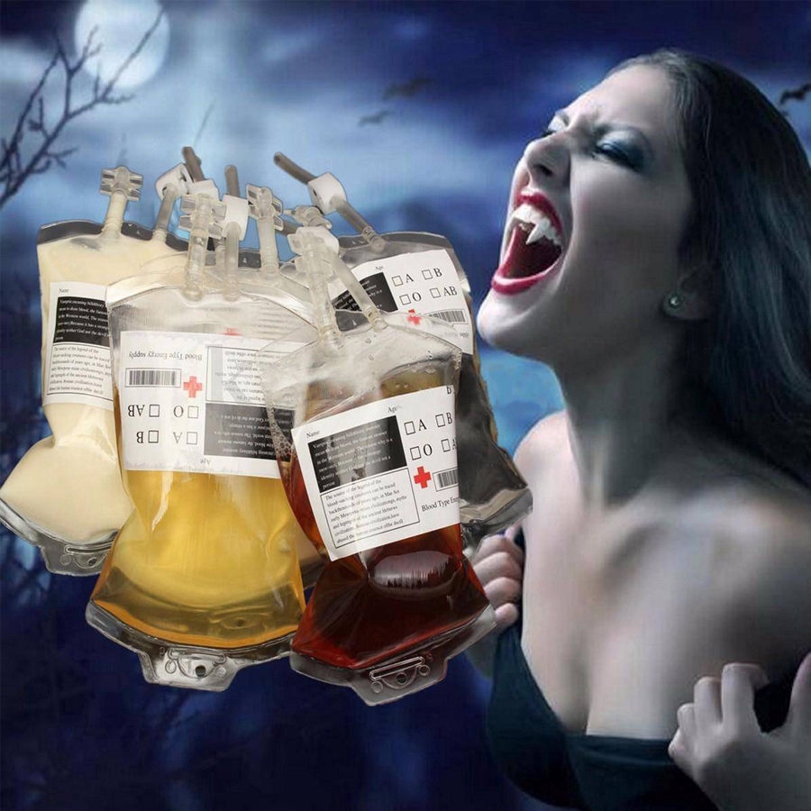 Túi Đựng Nước Uống Phong Cách Halloween Có Thể Tái Sử Dụng