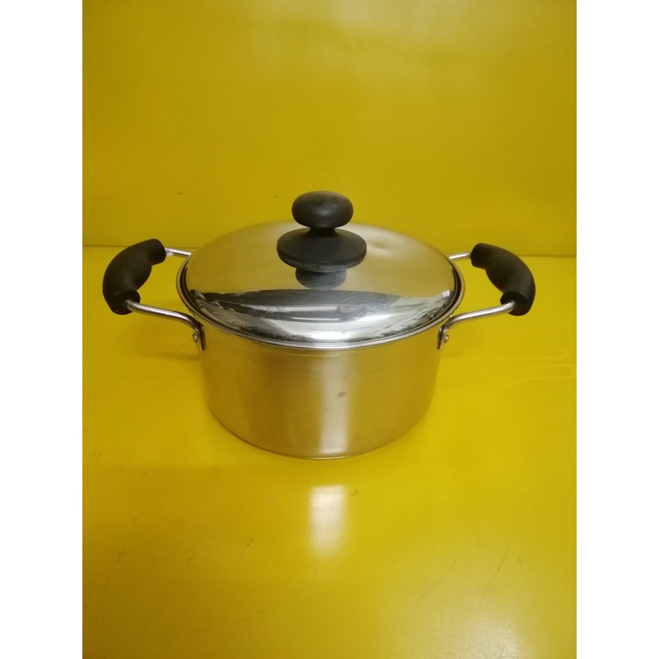 Nồi inox nội địa Nhật, size 21.5cm, cao 11cm (mã 767), Dùng được bếp từ