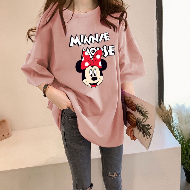 Áo thun tay ngắn thời trang Hàn Quốc dành cho nữ | BigBuy360 - bigbuy360.vn