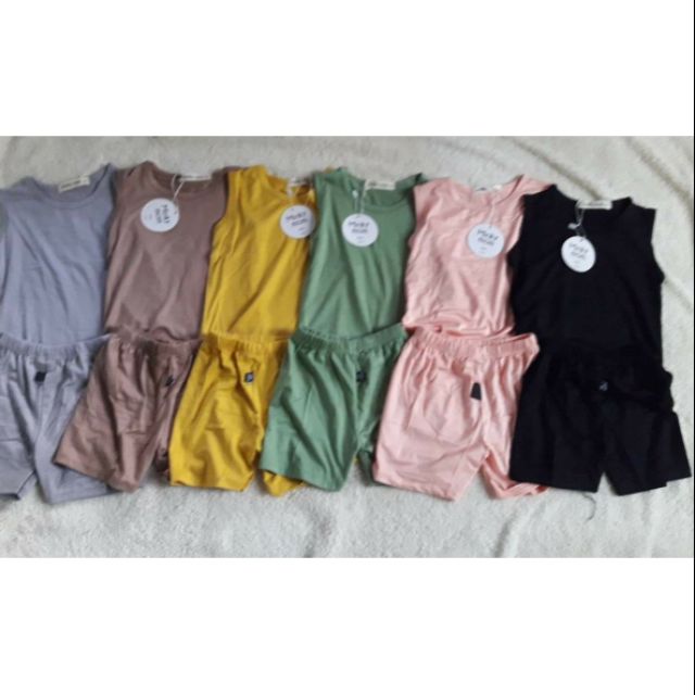 set 3 bộ minky mom cho bé