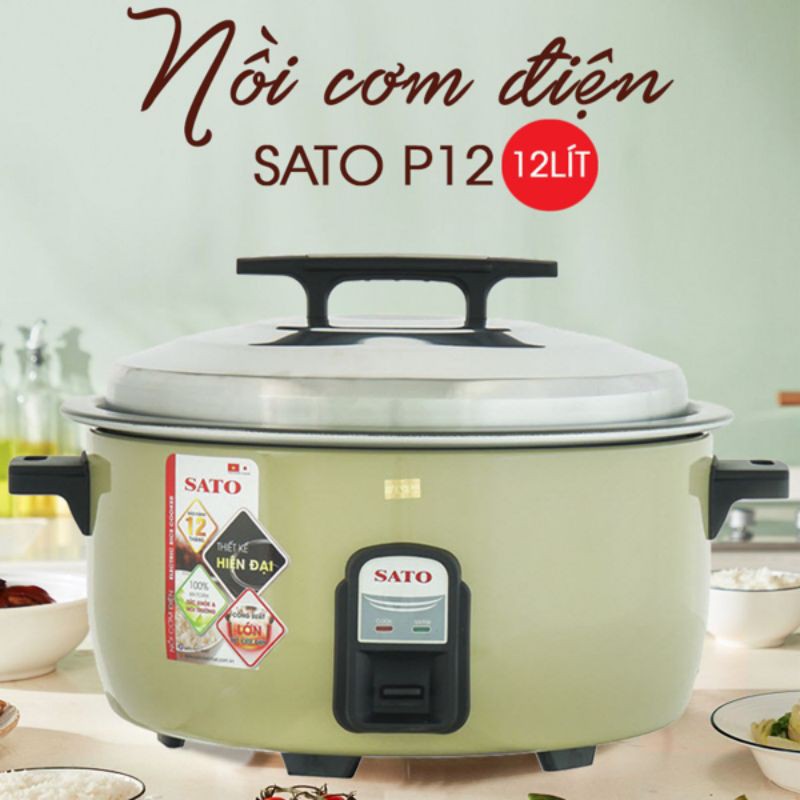 Nồi Cơm Điện Công Nghiệp Sato Thương hiệu: Sato