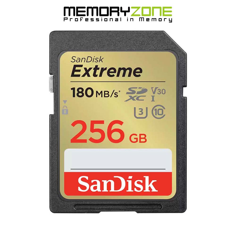 Thẻ nhớ SDXC SanDisk Extreme U3 V30 256GB 180MB/s SDSDXVV-256G-GNCIN
