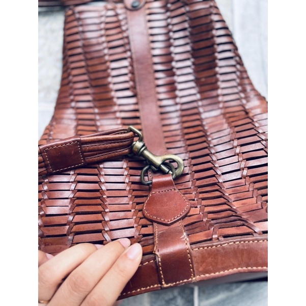 Túi si da mộc đan của Ý có lỗi như hình