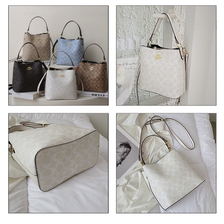 COACH Túi Đeo Chéo Da Thật 100% Thời Trang Cao Cấp Cho Nữ