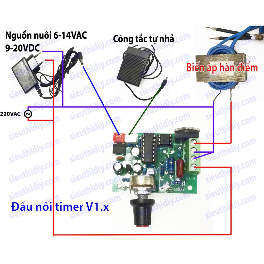 Bộ ruột máy hàn cell pin lion 18650