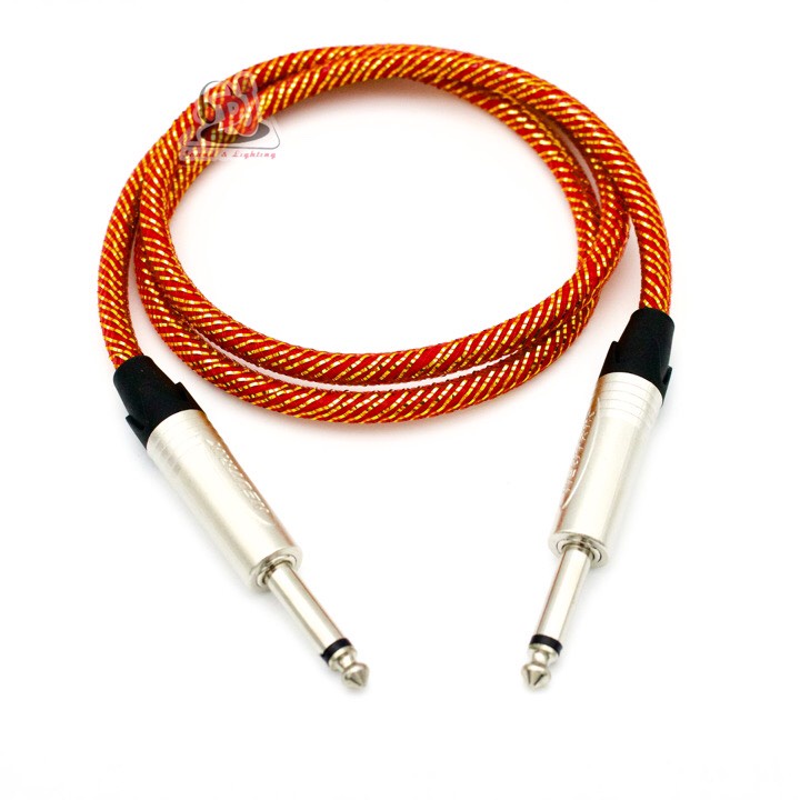 Dây jack cao cấp 2 đầu 6Ly,01 dây 6mm, dây 6.35mm, dây micro, dây tín hiệu