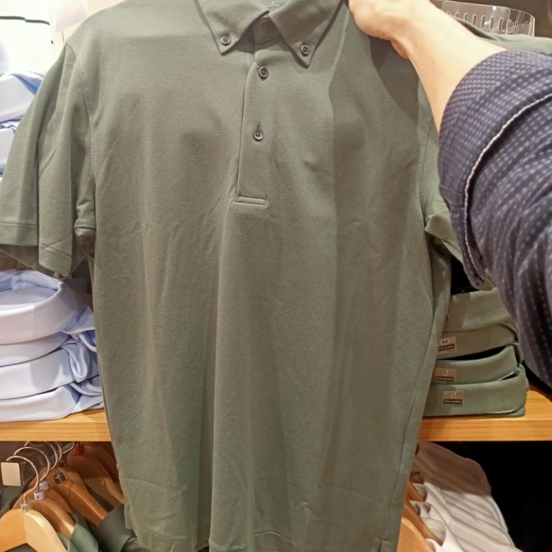 AIRism Áo Polo Ngắn Tay Uniqlo