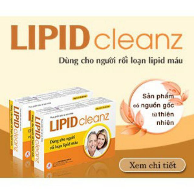 Lipid Cleanz Dùng Cho Người Rối Loạn Lipid Máu