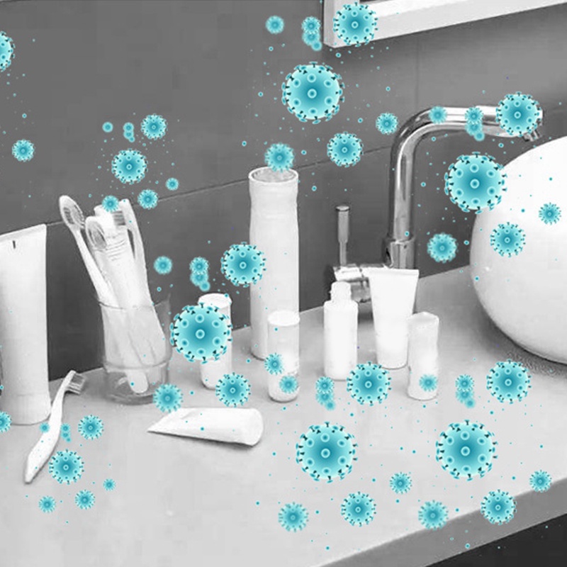 Hàng Sẵn Giá treo bàn chải Kem đánh răng khử khuẩn tia UV Thông minh An toàn cho phòng tắm【Tennessee052】