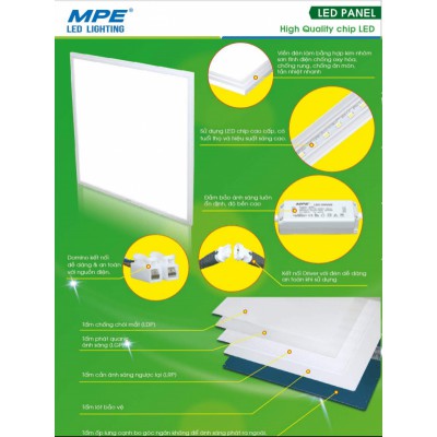 ĐÈN LED PANEL 600 x 600 FPD-6060 MPE - Chỉ giao hảo tốc tại Sài Gòn