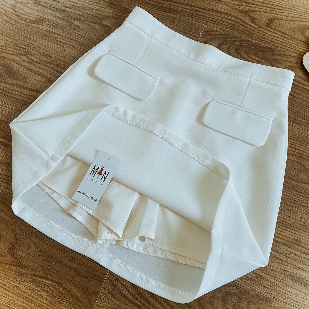 Chân váy ôm A 2 nắp túi thời trang cao cấp-MIN House | BigBuy360 - bigbuy360.vn