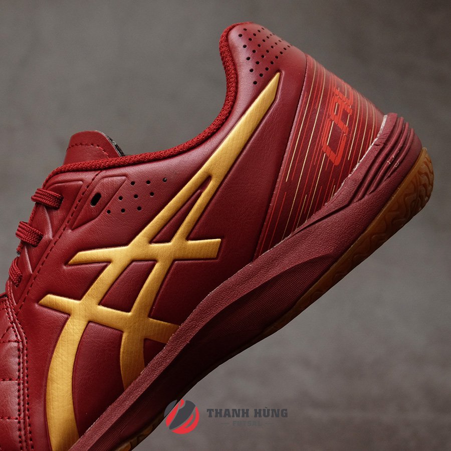 GIÀY ĐÁ BÓNG CHÍNH HÃNG ASICS CALCETTO WD 8 IC - 1113A030-607 - ĐỎ BORDEAUX