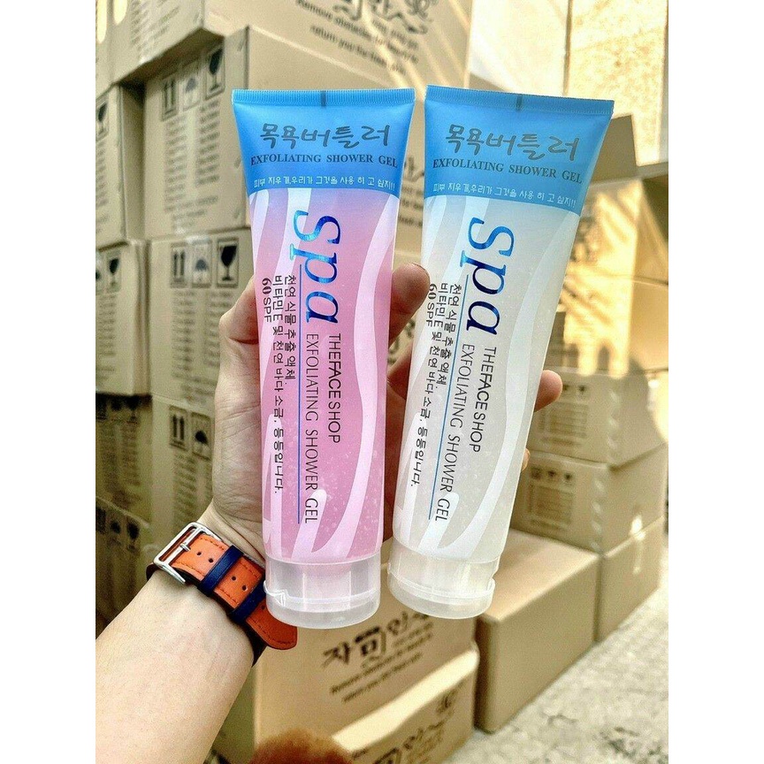 Kem kỳ tế bào chết Spa làm sạch tế bào da chết trắng sáng da 350ml