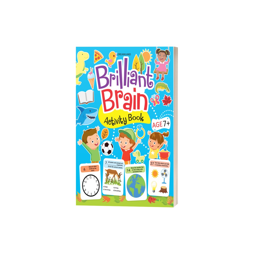 Sách - BRILLIANT BRAIN ACTIVITY BOOK (AGE-7+) | BigBuy360 - bigbuy360.vn