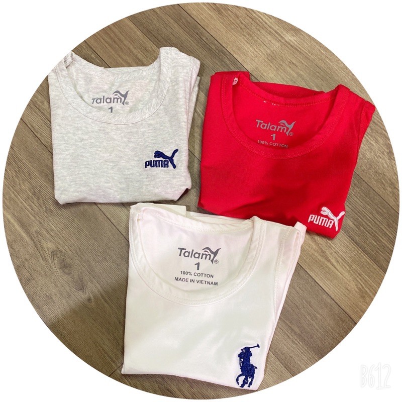 Combo 3 Áo Ba Lỗ Bé Trai 8-23Kg Chất Cotton 4 Chiều Thoáng